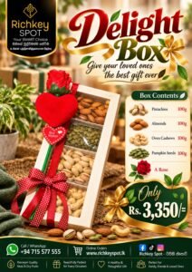 4 Premium Nuts & Seeds Gift/Delight Box